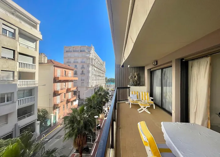 Les Jardins De La Croisette Modern Lägenhet *